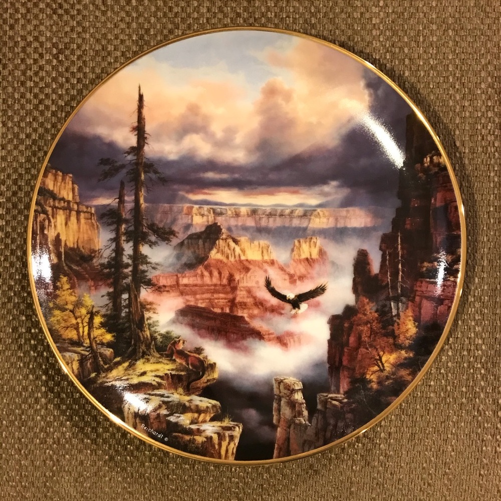 Where Eagles Soar Collectible Plate